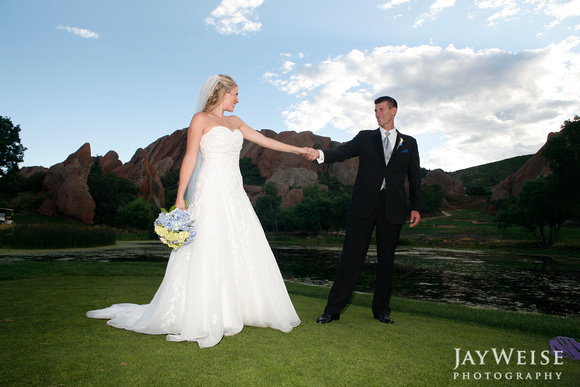 Wedding photo at Arrowhead Golf Club, Littleton Colorado